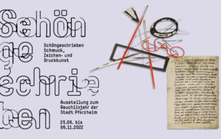 Schöngeschrieben - Ausstellungsplakat