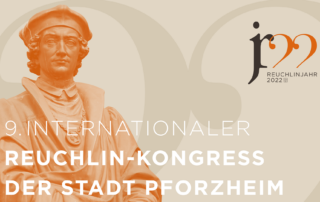 Veranstaltungsplakat des 9. Internationalen Reuchlinkongresses